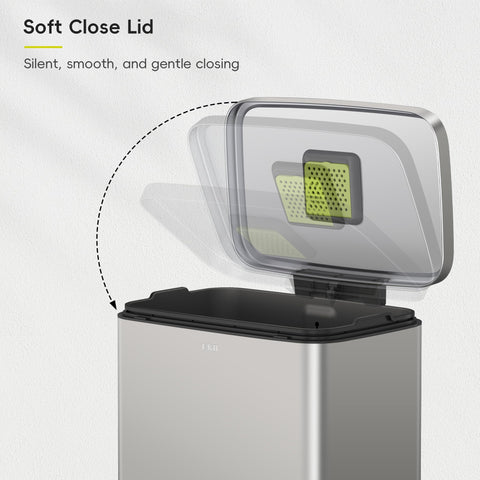 EKO Madison matte finish detail highlighting fingerprint-resistant stainless steel for easier cleaning