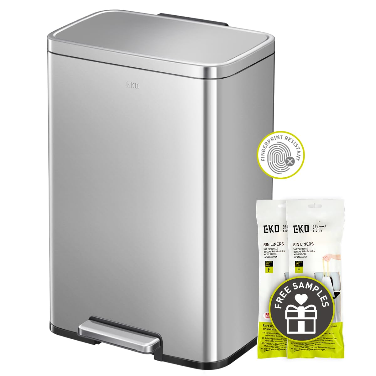 EKO Madison front view showing sleek rectangular design and space-saving benefit