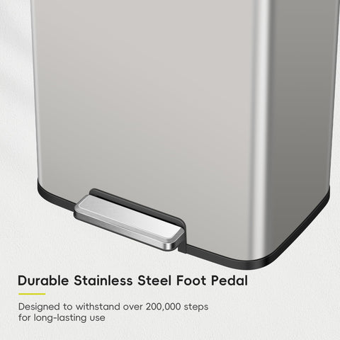 EKO Madison pedal closeup illustrating durable step action and comfortable foot placement