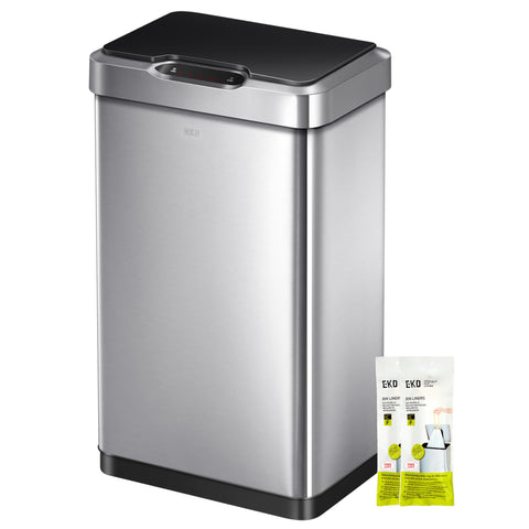 EKO Mirage-T front view showing sleek touchless design and clean benefit