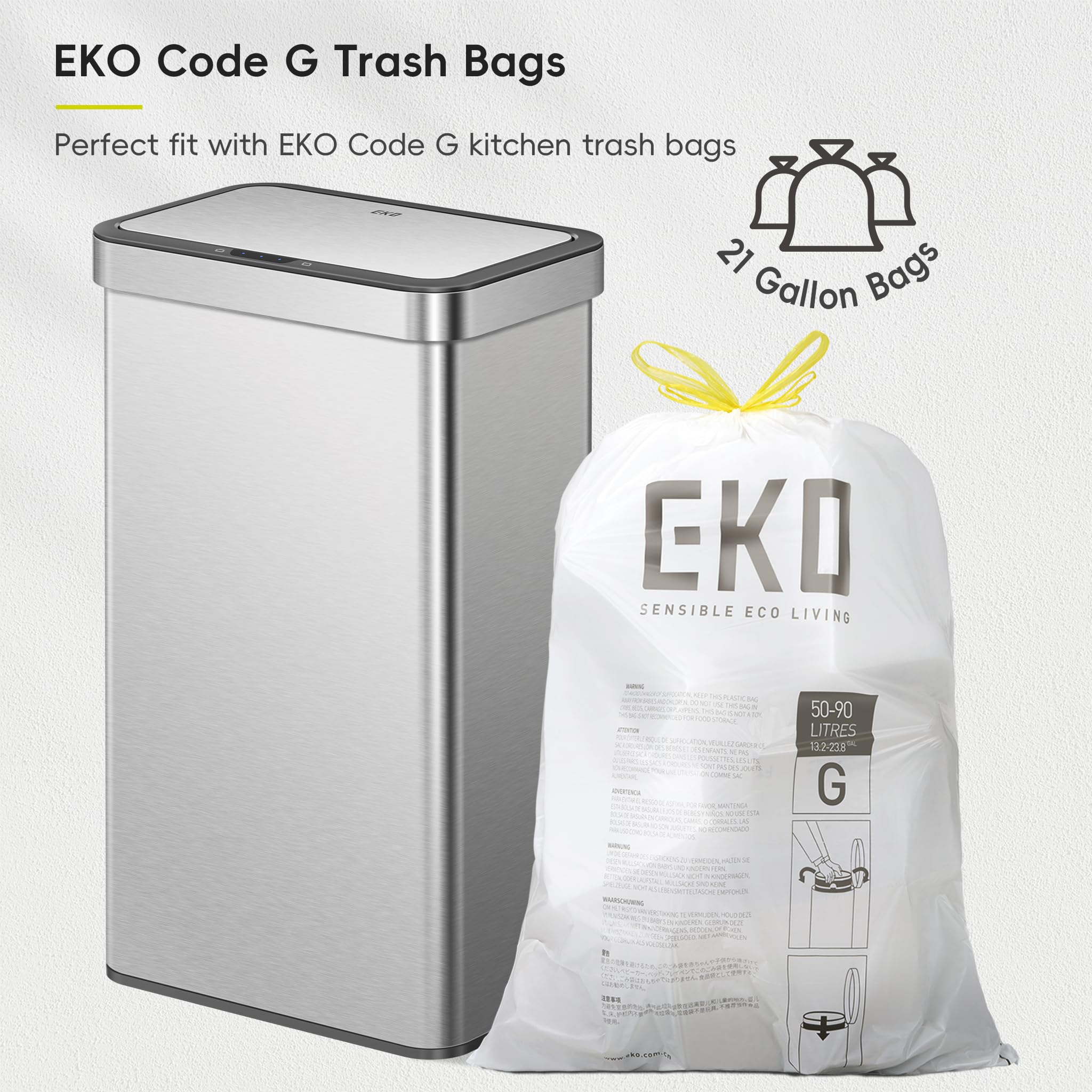 EKO Nova battery compartment open revealing 4 AA placement for long-lasting battery life