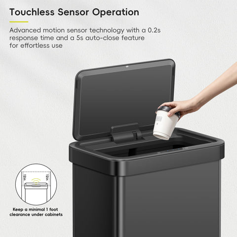 EKO Nova close-up of fingerprint-resistant stainless steel keeping appearance clean