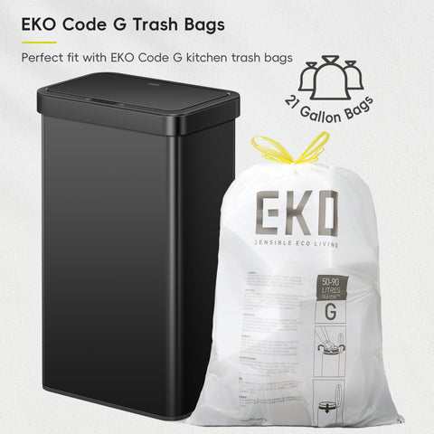 EKO Nova in recycling setup illustrating organized, touch-free waste sorting