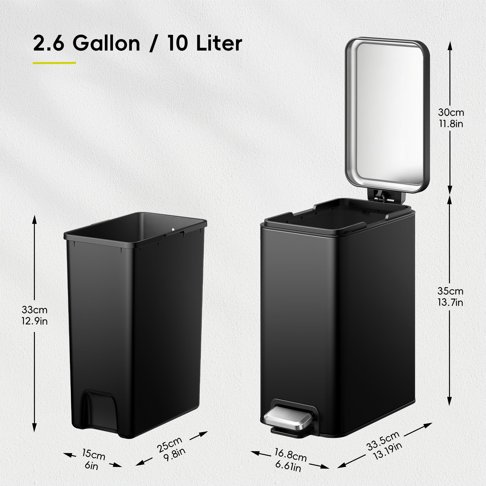 EKO closeup of stainless steel finish resisting fingerprints for easy care