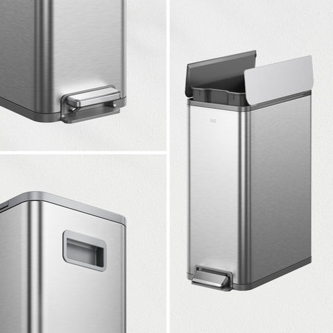 EKO X‑Wing open with stay‑open lock during cooking to enable hands‑free use