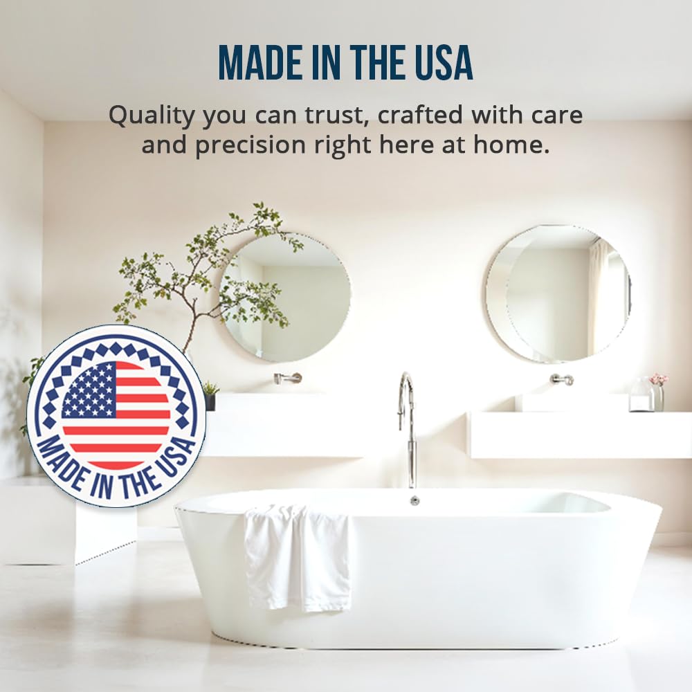 Refinished Bath Solutions lifestyle bathroom renovation scene showing transformed tub benefit