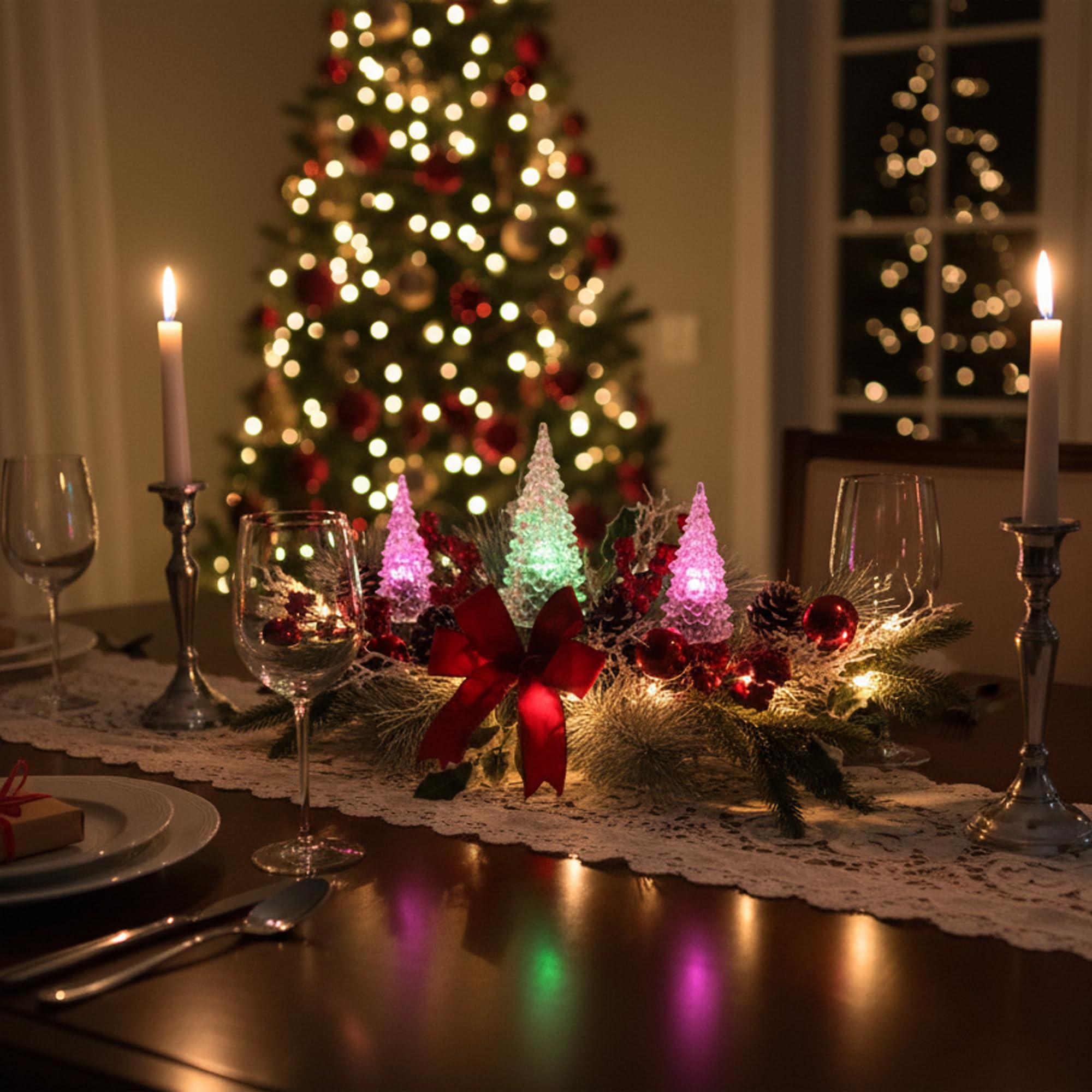 Eksen ornament and red berry detail adding classic seasonal charm