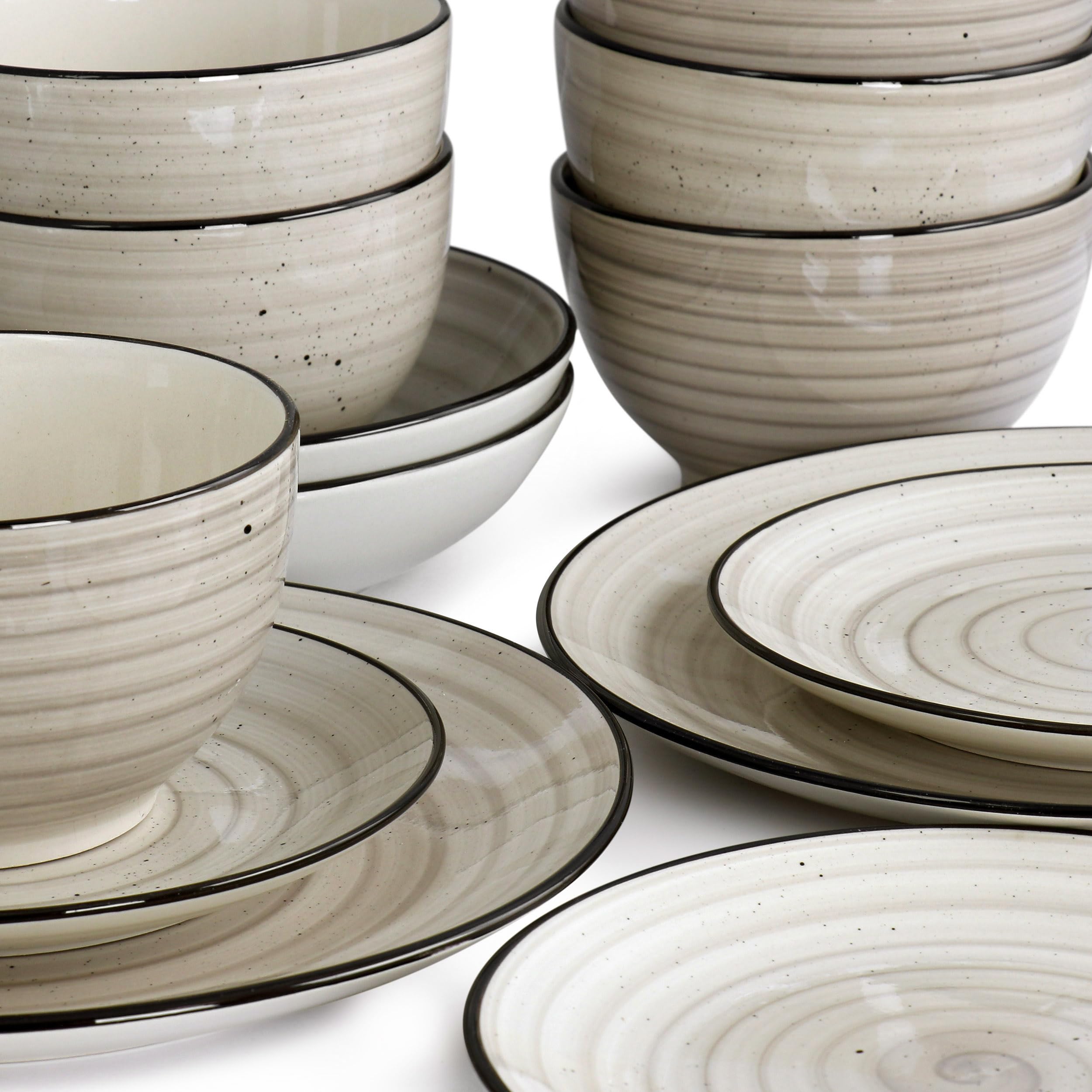 Elama place setting on a table showing harmonious styling and presentation