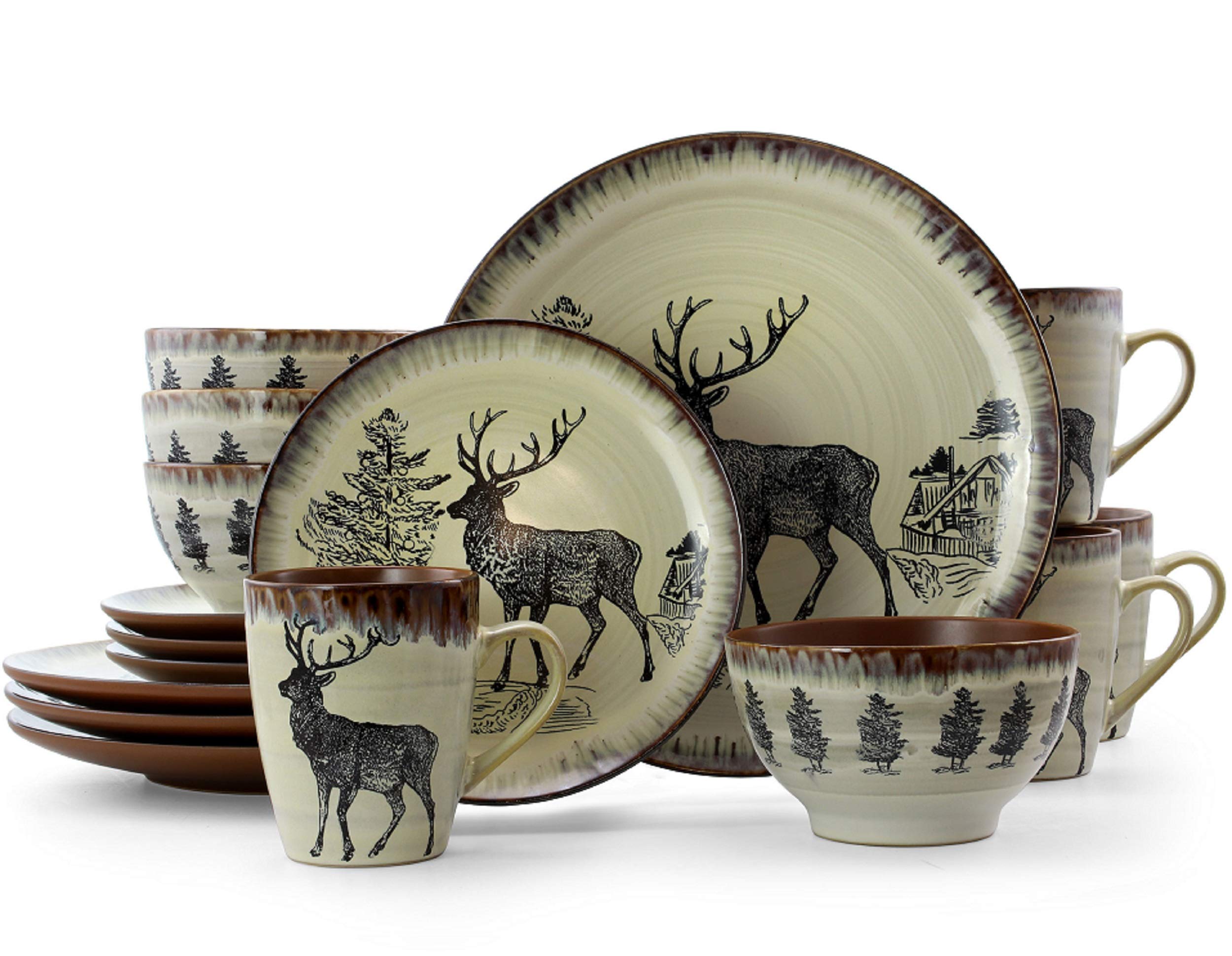 Elama Majestic Elk front packaging showing taupe set and elk decal, appealing presentation