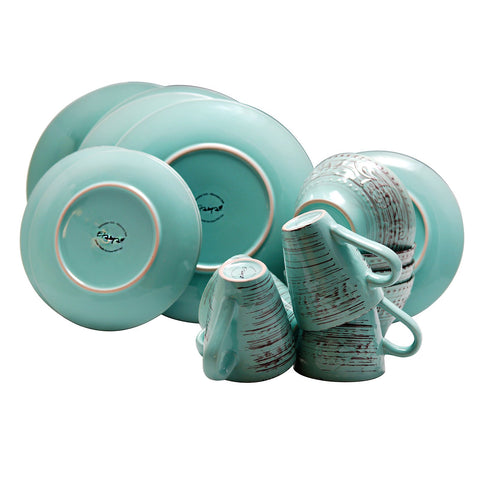 Elama top view of bowl and 12oz mug showing practical serving sizes