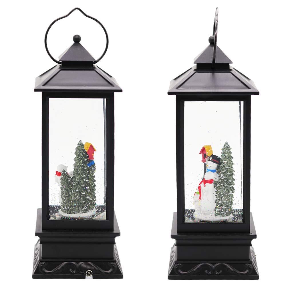 Eldnacele illuminated night display creating cozy holiday ambiance
