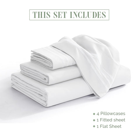 Elegance Linen microfiber fabric close-up showing brushed texture for softness