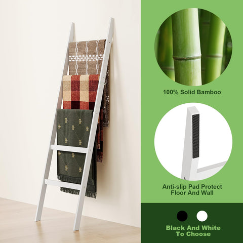 EleganfurHony ladder staged in bathroom showing organized towels and modern decor benefit
