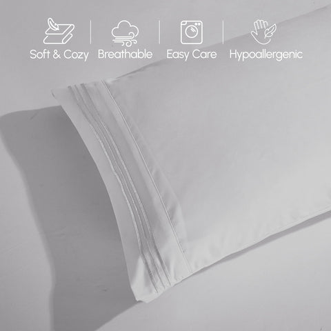 Elegant Comfort care label close-up with washing icons for easy maintenance