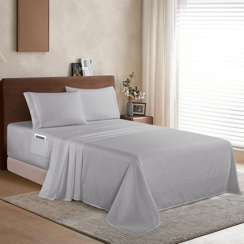 Elegant Comfort microfiber close-up showing brushed texture and soft hand feel
