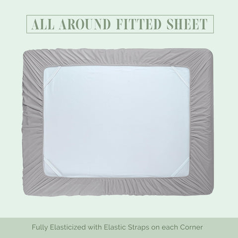 Elegant Comfort sheets in use with sleeper illustrating comfort and cozy feel