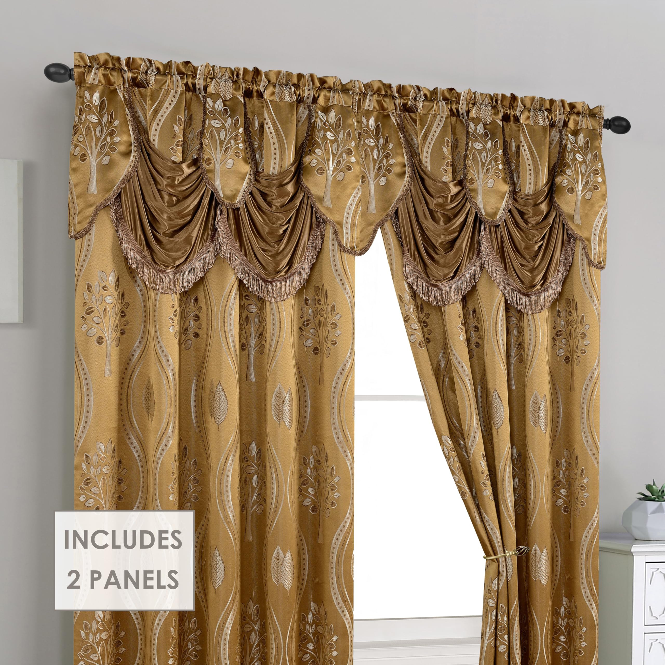 Elegant Comfort care label view highlighting machine-washable polyester convenience