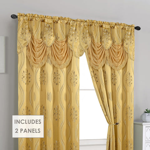 Elegant Comfort image of fabric drape demonstrating heavy-weight hang and wrinkle-resistant performance