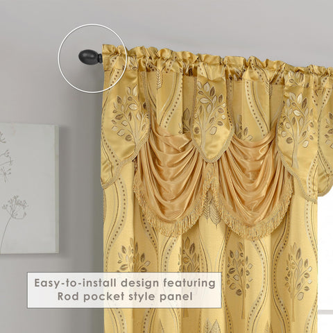 Elegant Comfort scale photo showing 54x84 inch panel measurements for accurate sizing and purchase confidence