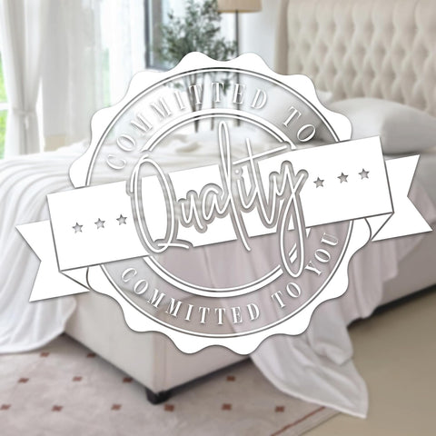 Elegant Comfort care instruction tag with washing setup for longevity
