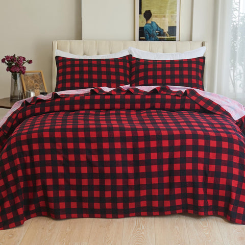 Elegant Comfort close-up brushed flannel texture showcasing plush softness and warmth