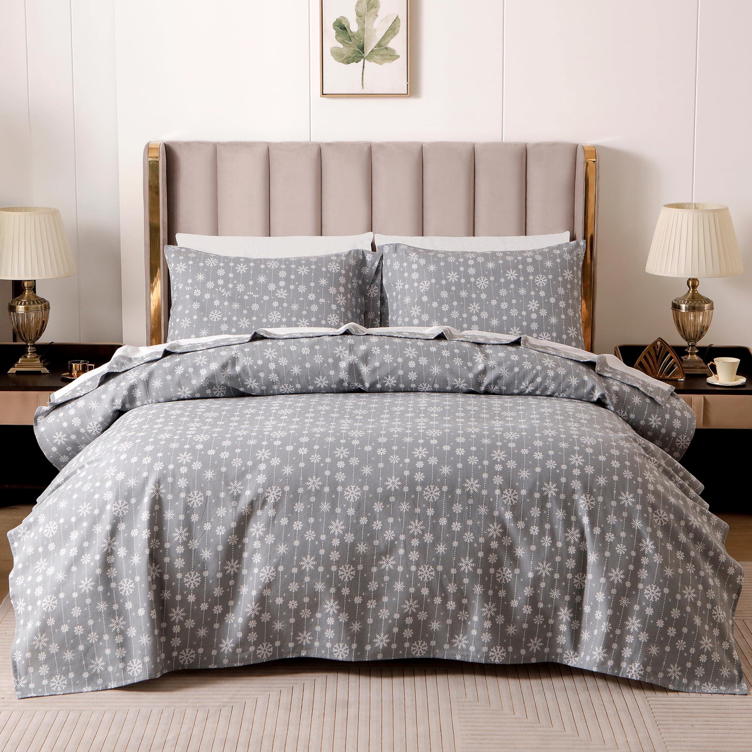 Elegant Comfort close-up of double-brushed flannel texture showcasing plush softness