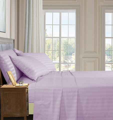 Elegant Comfort close-up of dobby stripe texture highlighting luxurious feel