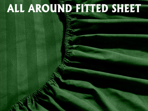Elegant Comfort dobby stripe pattern detail emphasizing refined visual interest