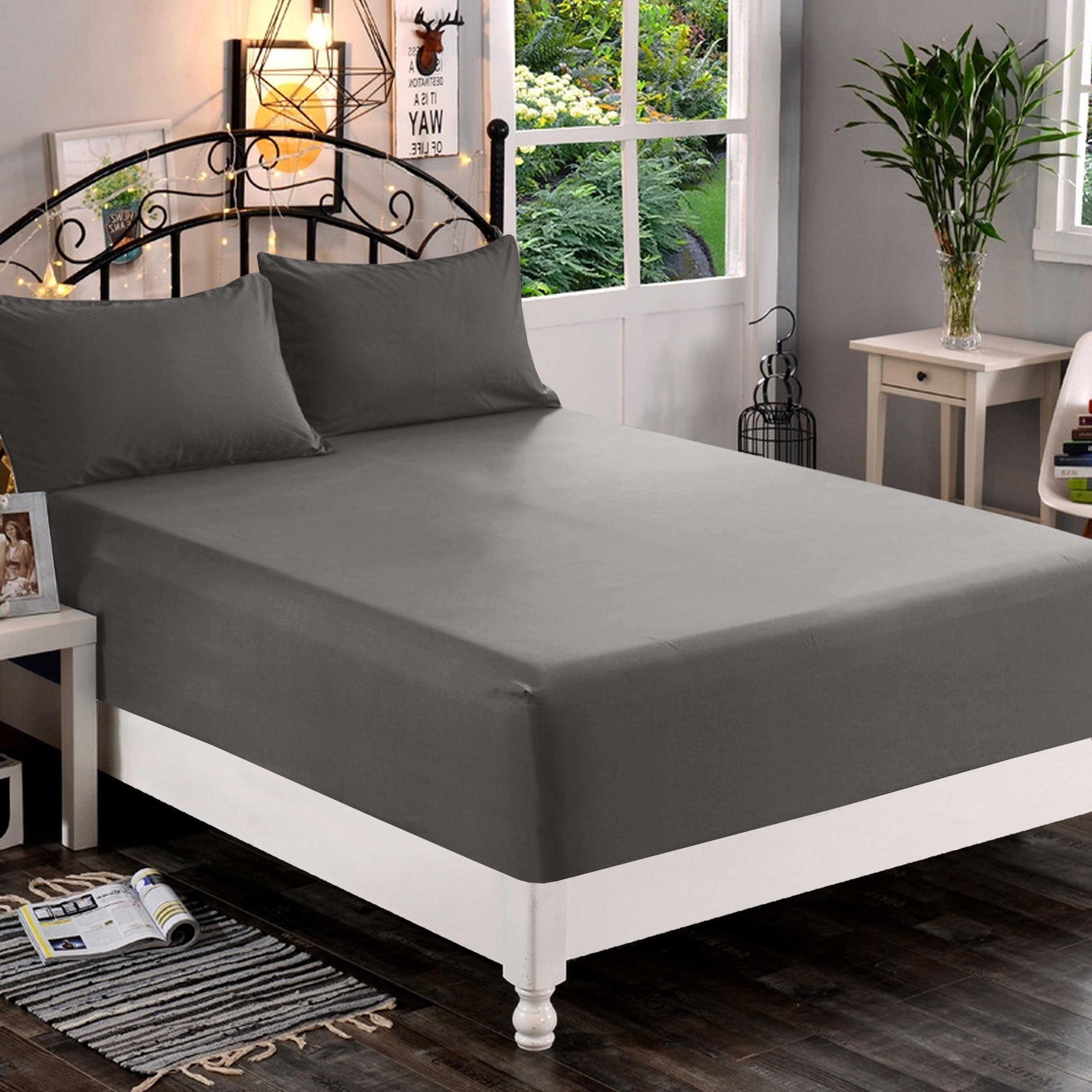 Elegant Comfort close-up of extra-deep pocket showing secure mattress hold