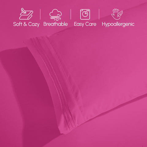 Elegant Comfort brushed microfiber texture close-up highlighting silky softness