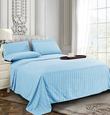 Elegant Comfort fitted sheet deep-pocket detail demonstrating secure fit for thick mattresses