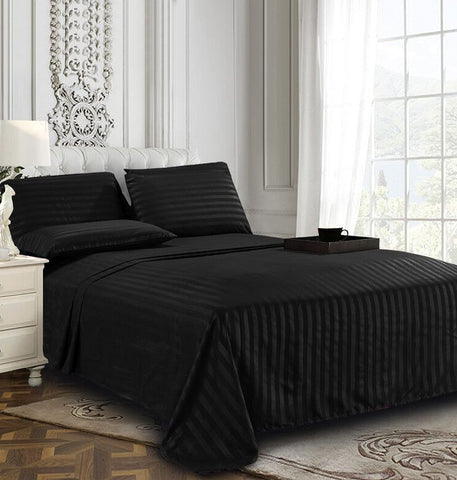Elegant Comfort deep-pocket fitted sheet corner demonstrating secure fit for up to 16 inch mattress