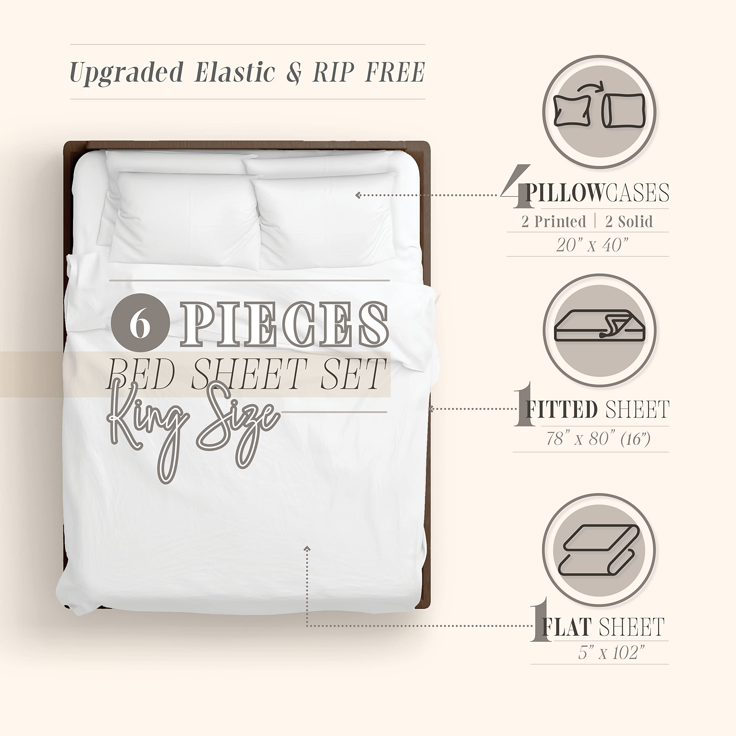 Elegant Comfort fitted sheet showing deep 16-inch pocket for secure mattress fit
