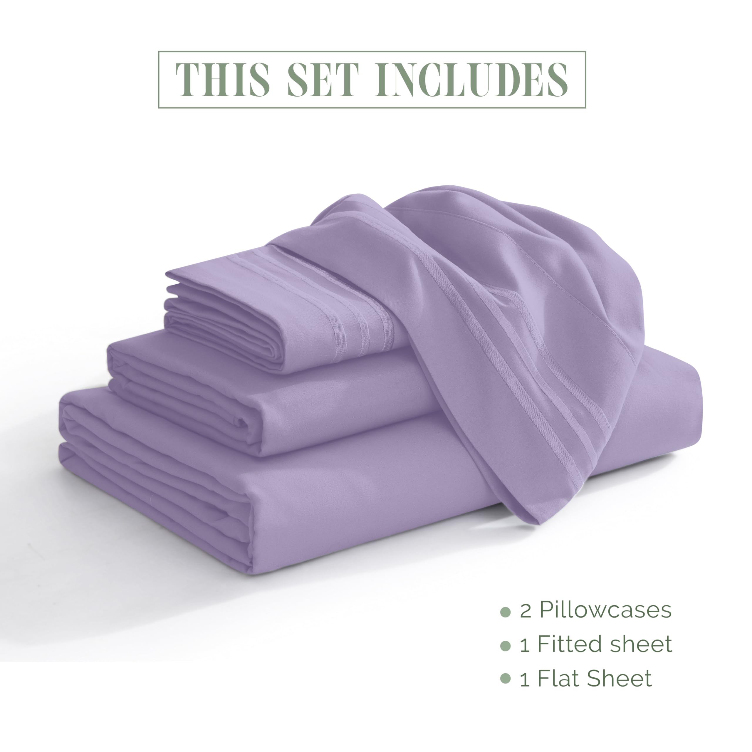 Elegant Comfort deep-pocket fitted sheet corner demonstrating secure fit on thick mattress