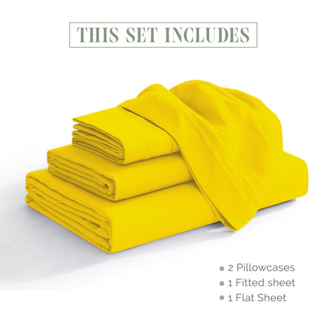 Elegant Comfort fitted sheet deep pocket view on mattress, secures up to 16-inch mattresses snugly