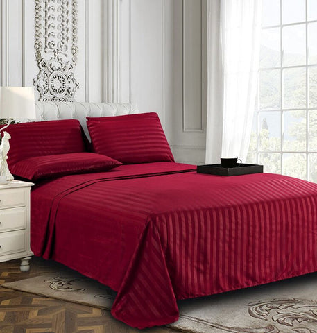 Elegant Comfort fitted sheet deep pocket on mattress demonstrating secure fit