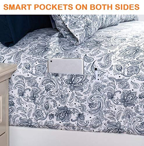 Elegant Comfort fitted sheet corner elastic detail for secure fit