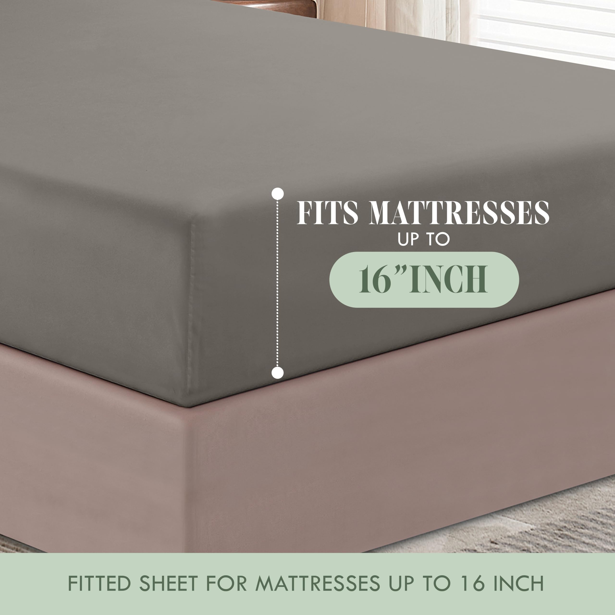 Elegant Comfort flat sheet draped on bed showing smooth hotel-style look