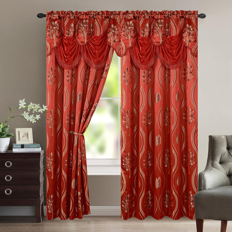 Elegant Comfort front panel in red showing full length and refined finish for visual impact