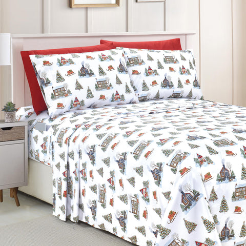Elegant Comfort front packaging showing king 6-piece set benefits