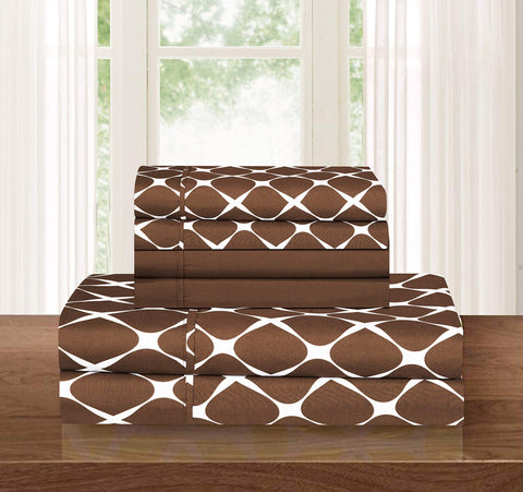 Elegant Comfort fitted sheet deep-pocket view demonstrating secure fit on mattress