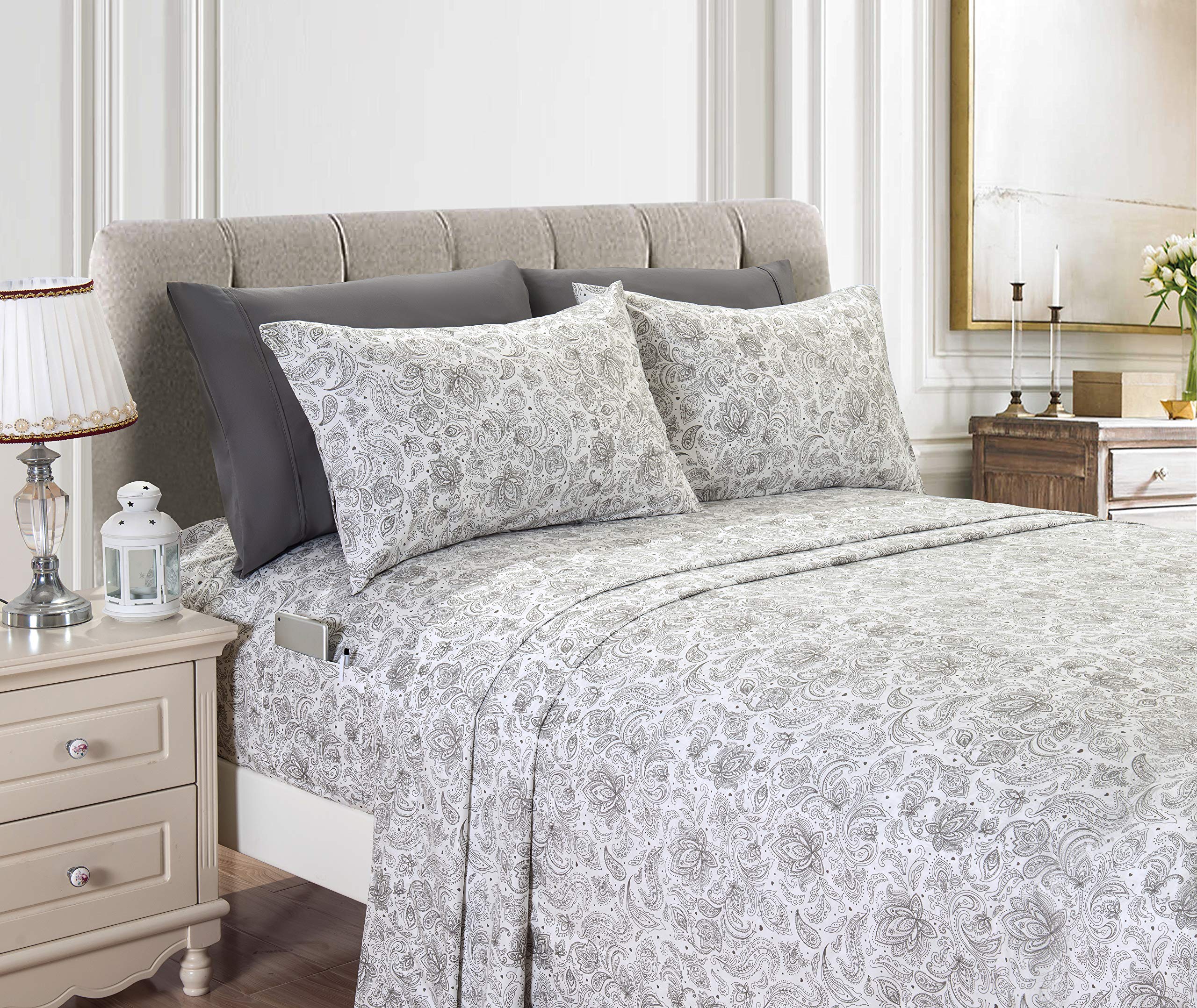 Elegant Comfort close-up of microfiber texture highlighting softness and smooth feel