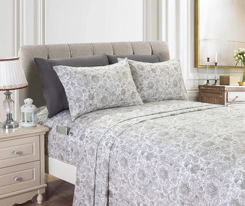 Elegant Comfort close-up of microfiber texture highlighting softness and smooth feel
