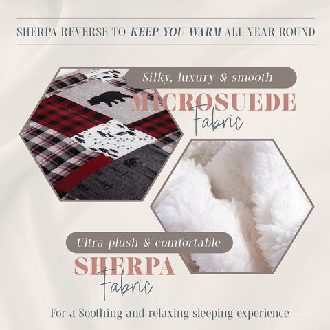Elegant Comfort pillow sham detail showing double-needle stitching benefit
