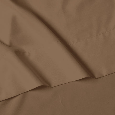 Elegant Comfort pillowcase stitching close-up displaying durable seams