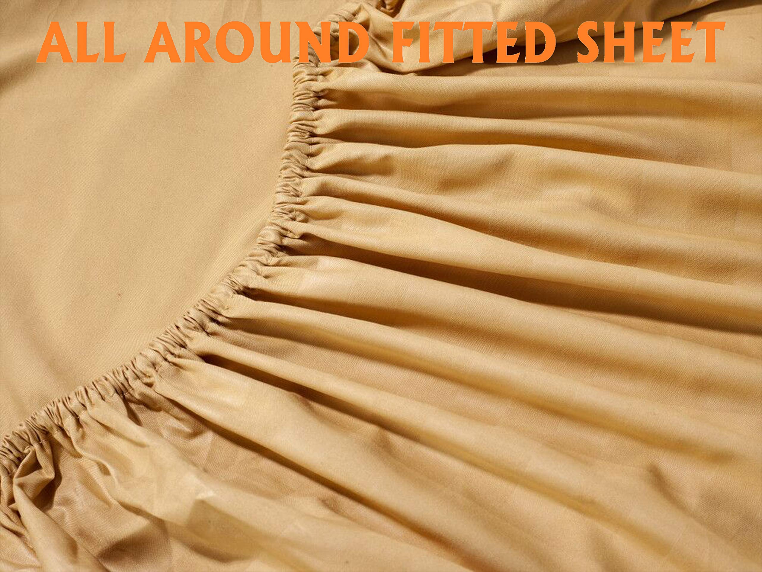 Elegant Comfort pillowcase edge stitching close-up, highlights durable craftsmanship