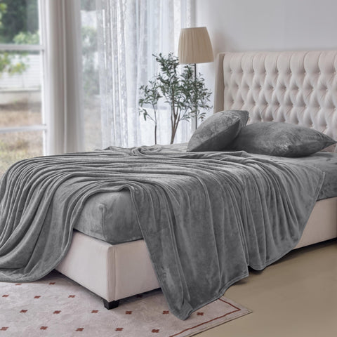 Elegant Comfort two pillowcases arranged on bed showing matching comfort benefit