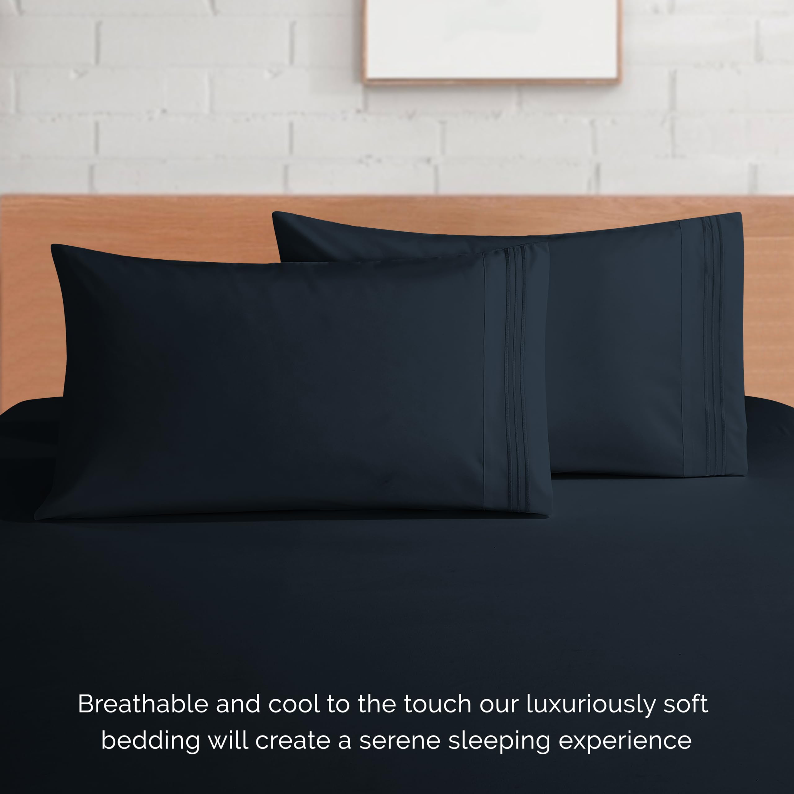 Elegant Comfort pillowcase plush detail demonstrating extra comfort