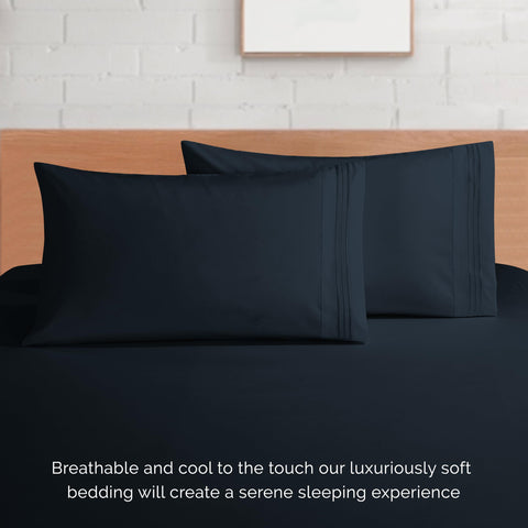 Elegant Comfort pillowcase plush detail demonstrating extra comfort
