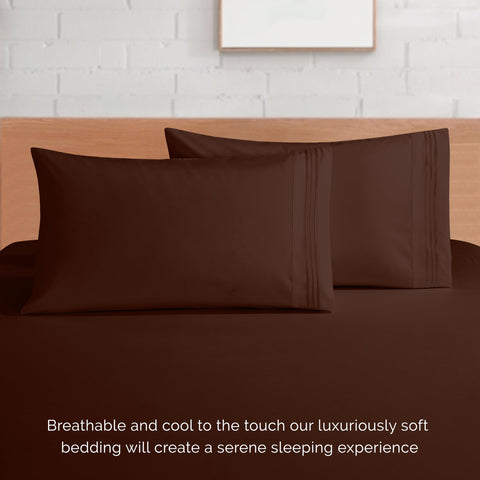 Elegant Comfort pillowcase plush texture emphasizing softness and comfort